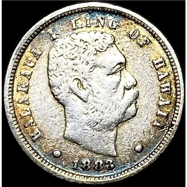 1883 Hawaii Silver Dime CLOSELY UNCIRCULATED