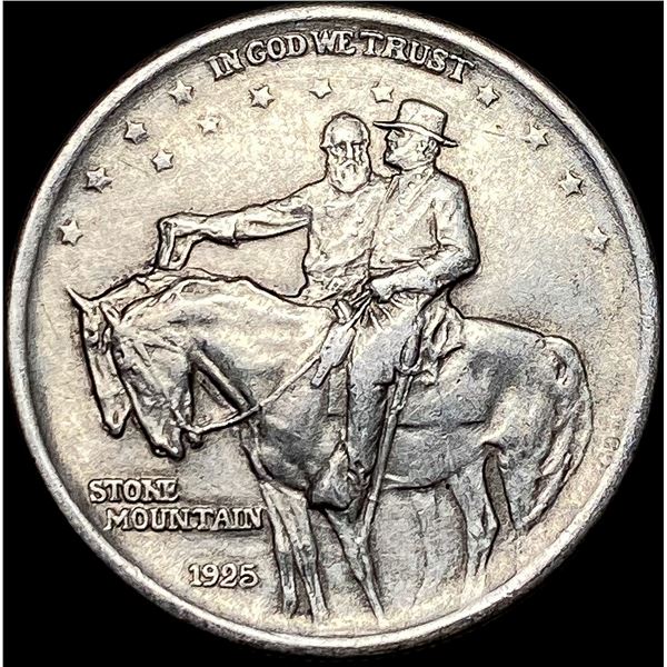 1925 Stone Mountain Half Dollar NEARLY UNCIRCULATED