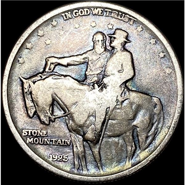 1925 Stone Mountain Half Dollar NEARLY UNCIRCULATED