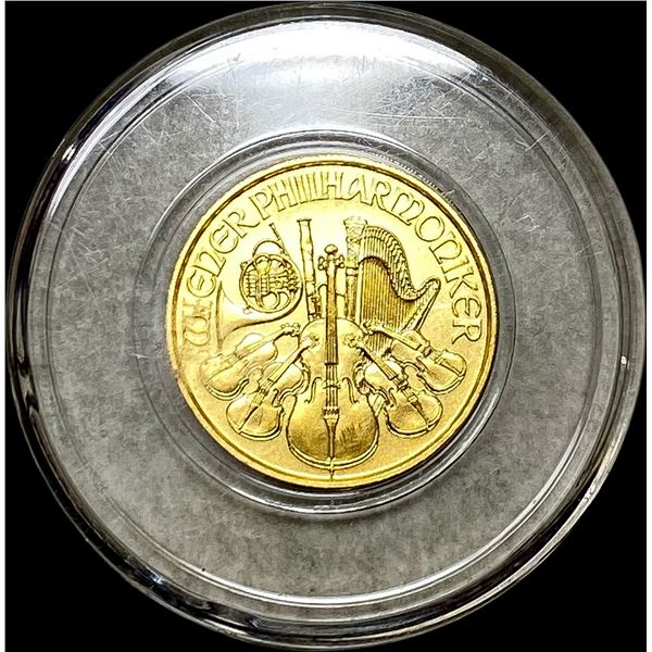 2023 1/10oz Gold Austrian Philharmonic GEM BU
