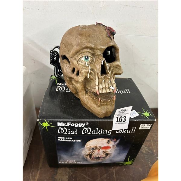 Mister Foggy Mist Making Skull - Bay Area Auction Services