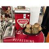 Image 2 : Coca Cola Vintage Cooler w/Flask Décor, Shears