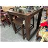 Image 2 : Pike & Maine Mocha High Bar Table w/2 Stools