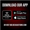 Image 1 : Get the Beck Auctions Bidding App Today!