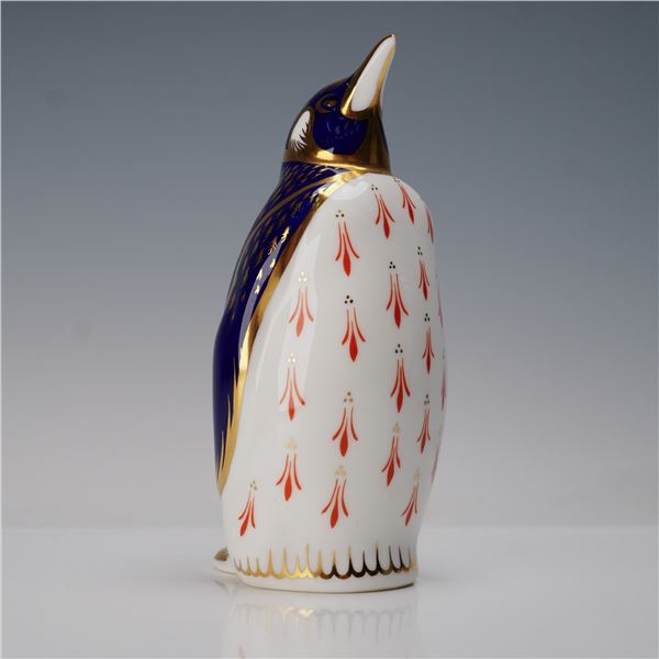 Royal Crown Derby Bone China Paperweight, Penguin