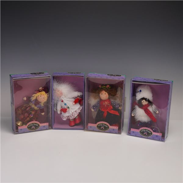 4pc Kurt S. Adler Little Souls Christmas Ornaments