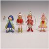 Image 1 : Set of Four Patience Brewster Elf Ornaments