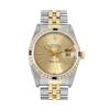 Image 2 : Rolex Mens Two Tone Champagne Index Dial Yellow Gold And Sapphire Datejust With