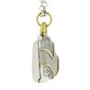 Image 5 : 14K TT Gold 1.25 ctw Diamond Functional Purse Charm Pendant w/ 25" Rolo Chain