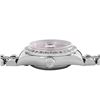 Image 5 : Rolex Ladies Stainless Steel Salmon Roman 18K White Gold Diamond Bezel Datejust