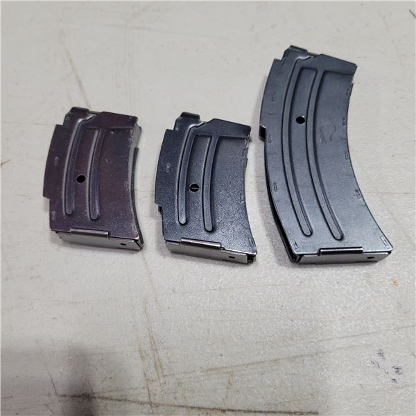 3 Lakefield Mossberg .22 Cal Magazines for Models #2 & #3