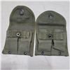 Image 2 : 2 US Army 1945 Mag Holder Pouches