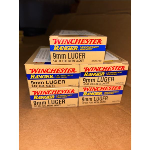 Reloaded Ammunition 9MM Luger, 147gr