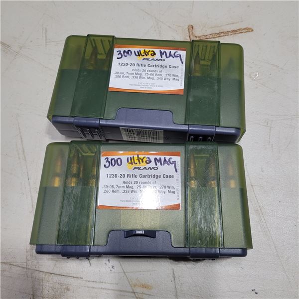 300 Ultra Mag  Factory Ammo 40 Rounds