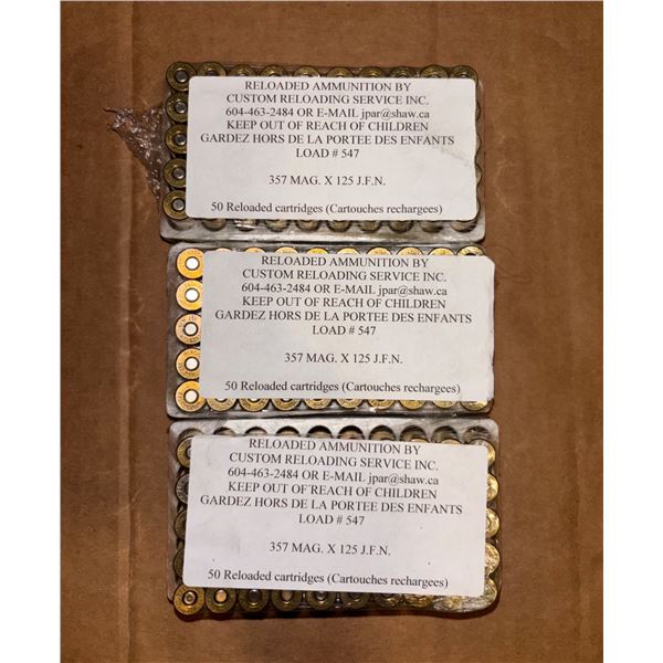 Reloaded 357 Mag, 125 J.F.N.