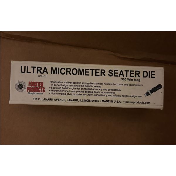 Ultra Micrometer Seater Die 300 Win. Mag.