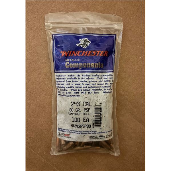 Winchester 243 Cal, 80gr PSP