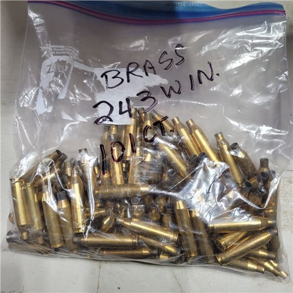 .243 Win Mixed Brass  101 Pieces