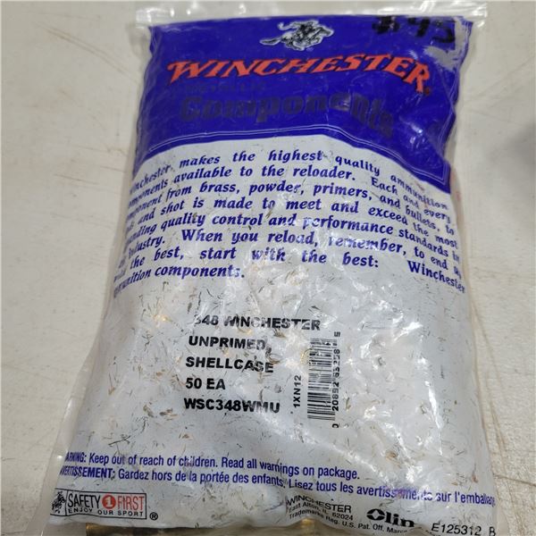 50  .348 Winchester Unprimed Cases