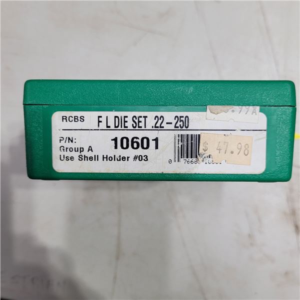 22-250  RCBS Reloading Die Set