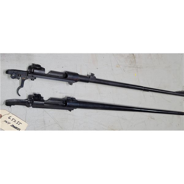 2    6.5x55 Swedish Mauser Barreled Actions