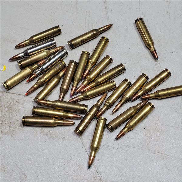 .243 Win Factory & RELOADED Loose Cartridges  26 Rounds