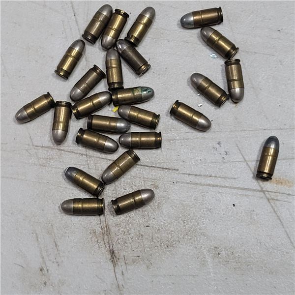 .38 Auto Loose Cartridges Kynoch & WRACO 25 Rounds