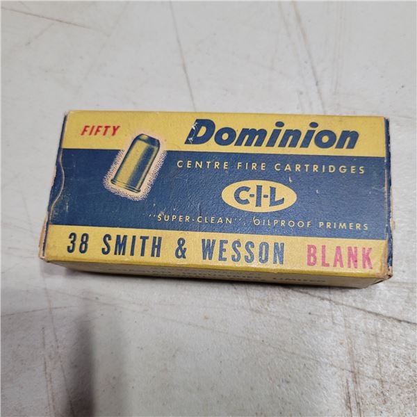 38 Smith & Wesson Blanks 50 Rounds