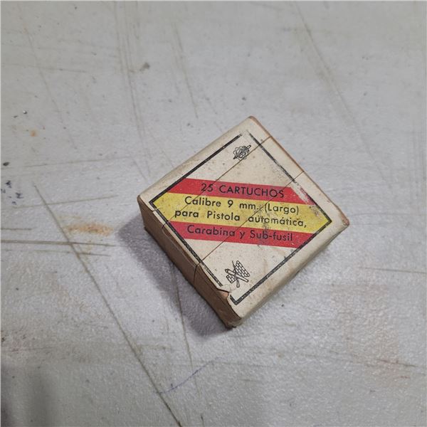 9mm Largo Ammo 25 Cartridges