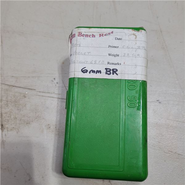 6mm BR RELOADED AMMO