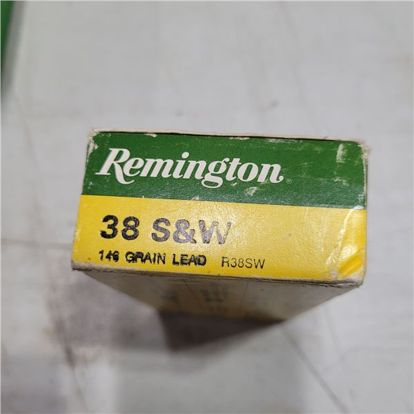 38 Smith & Wesson Factory Ammo