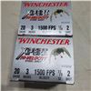 Image 1 : 20ga 3" Winchester High Velocity Steel Shotshells