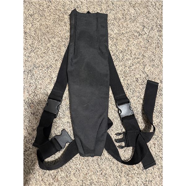 Tactical Black Shoulder-Carry Gun Bag / Scabbard