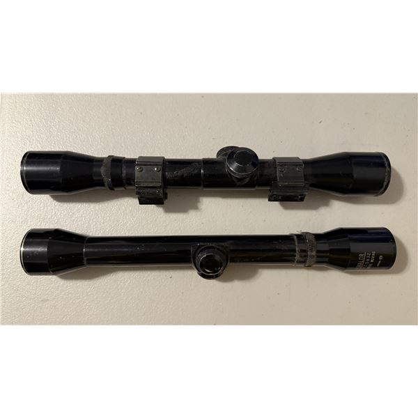 Lot of 2 Vintage Rifle Scopes