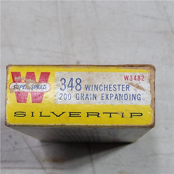 .348 Winchester Silvertips Factory Winchester Ammo