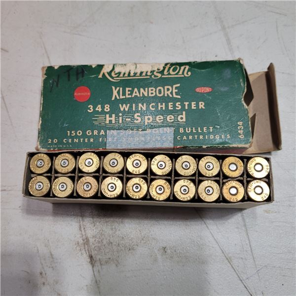 .348 Win Remington/UMC Brass 20 Pieces