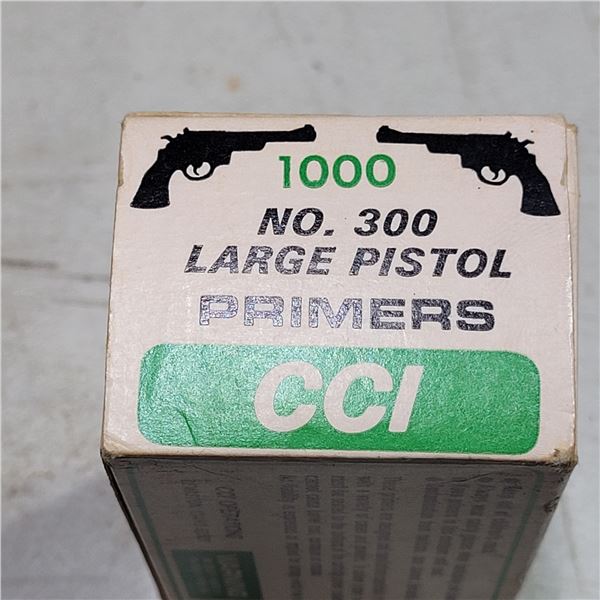 1000   CCI 300 Large Pistol Primers