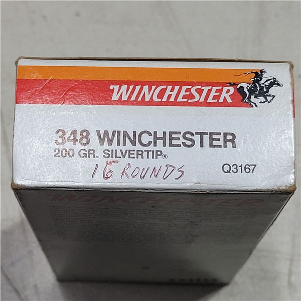 .348 Win Factory Winchester Ammo  16 Cartridges