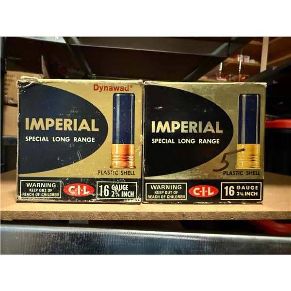 Imperial 16 Gauge 2 3/4" Special Long Range Shot Shells (see description)