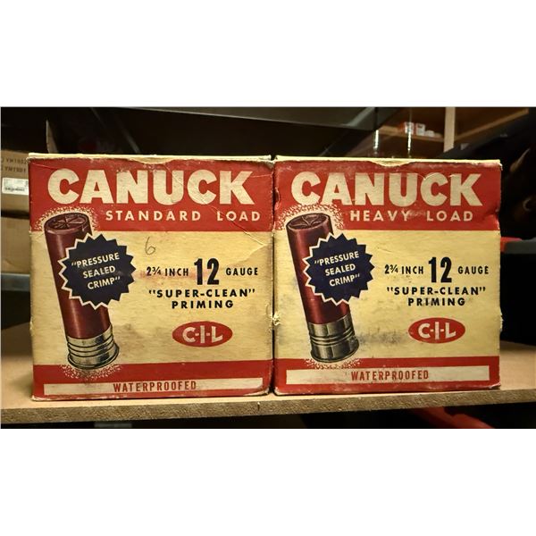 Canuck 12 Gauge 2 3/4" Waterproofed Shot Shells (see description)