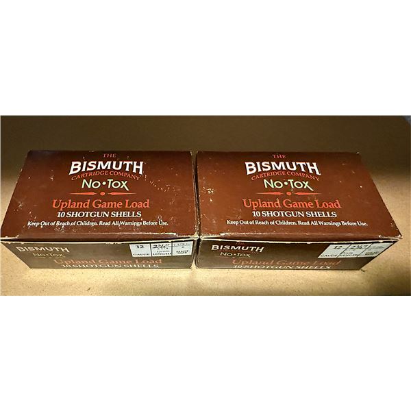 12g, 2 3/4" Bismuth Shotgun Shells (2 Boxes of 10)