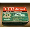 Image 1 : .223 Rem (5.56 x 45)   Barnaul Rifle Cartidges (box of 20)