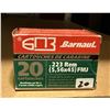 Image 3 : .223 Rem (5.56 x 45)   Barnaul Rifle Cartidges (box of 20)
