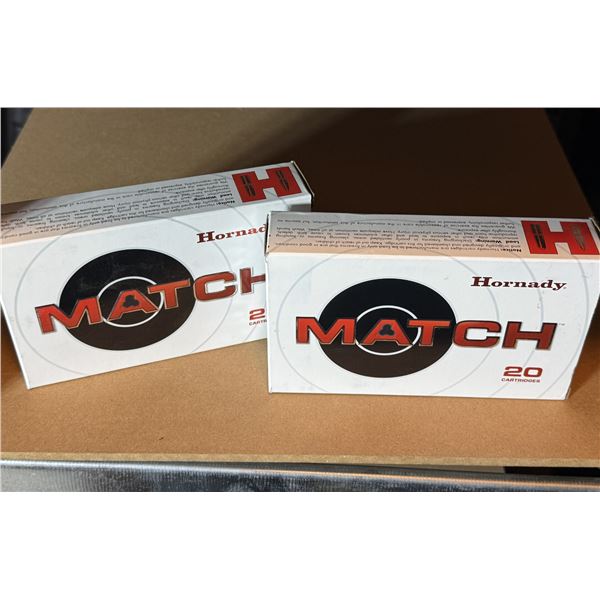 300 PRC Factory Hornady Match High Performance Ammunition - 2 Boxes
