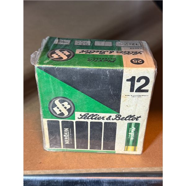 12ga  2 3/4" Lellier & Bellot Plastik Waterproof  Shotshells- Box of 25