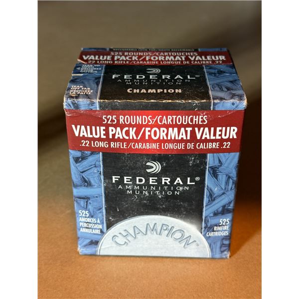 .22 Long Rifle Champion Ammunition 525 rounds