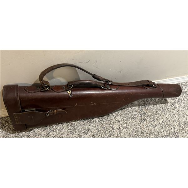 Leather Mutton Leg Shotgun Case with Key