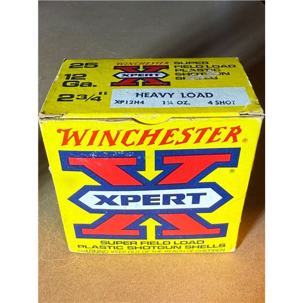 Winchester XPERT 12 Ga. 2 3/4" Super Field Load Plastic Shotgun Shells - Heavy Load