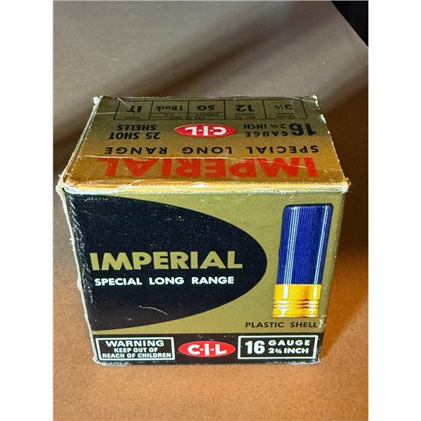 Imperial 16 Gauge 2 3/4" Special Long Range Shot Shells (see description)