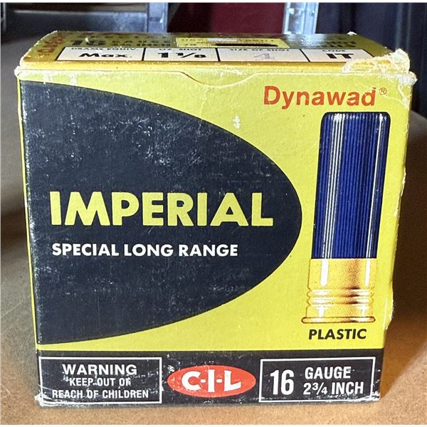 Imperial 16 Gauge 2 3/4" Special Long Range Shot Shells (see description)